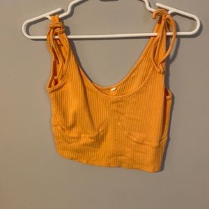 Orange Urban Outfitters Crop top table top